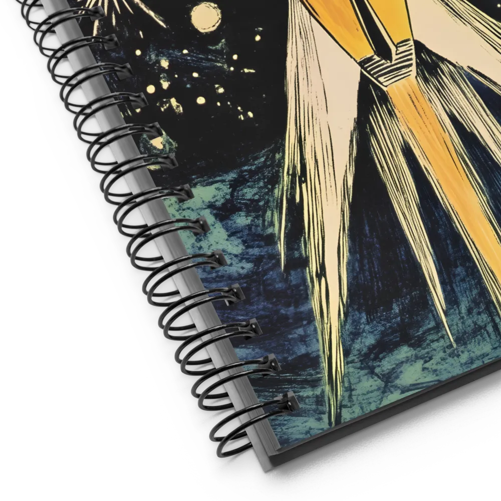 Cosmic Launch 
 Spiral Notebook | 140 pages