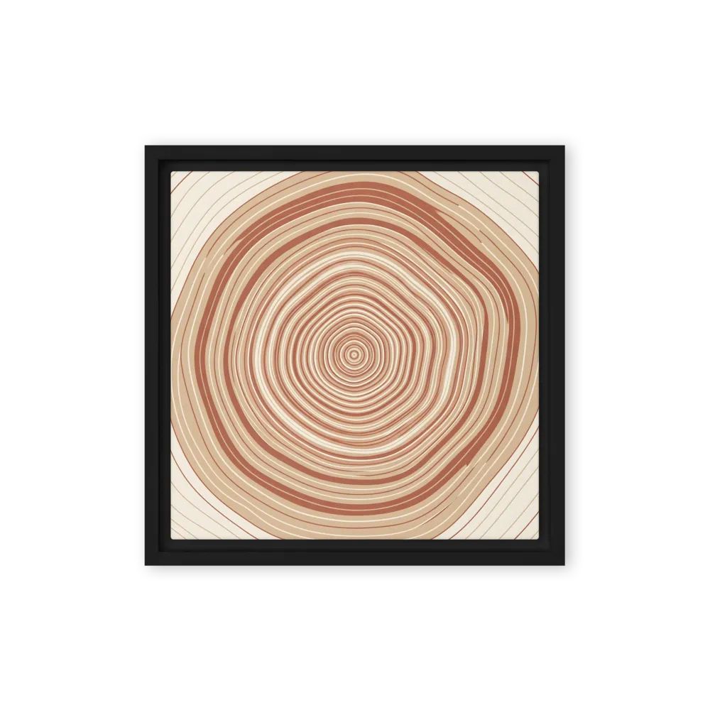 Organic Growth Rings 
 Metal Print | 12″x 12″