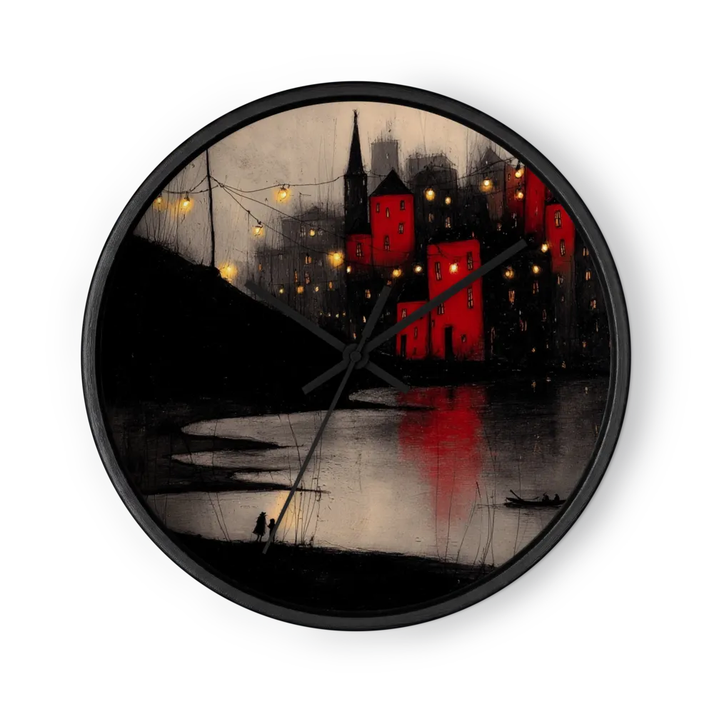 Red Glow over Nocturnal City