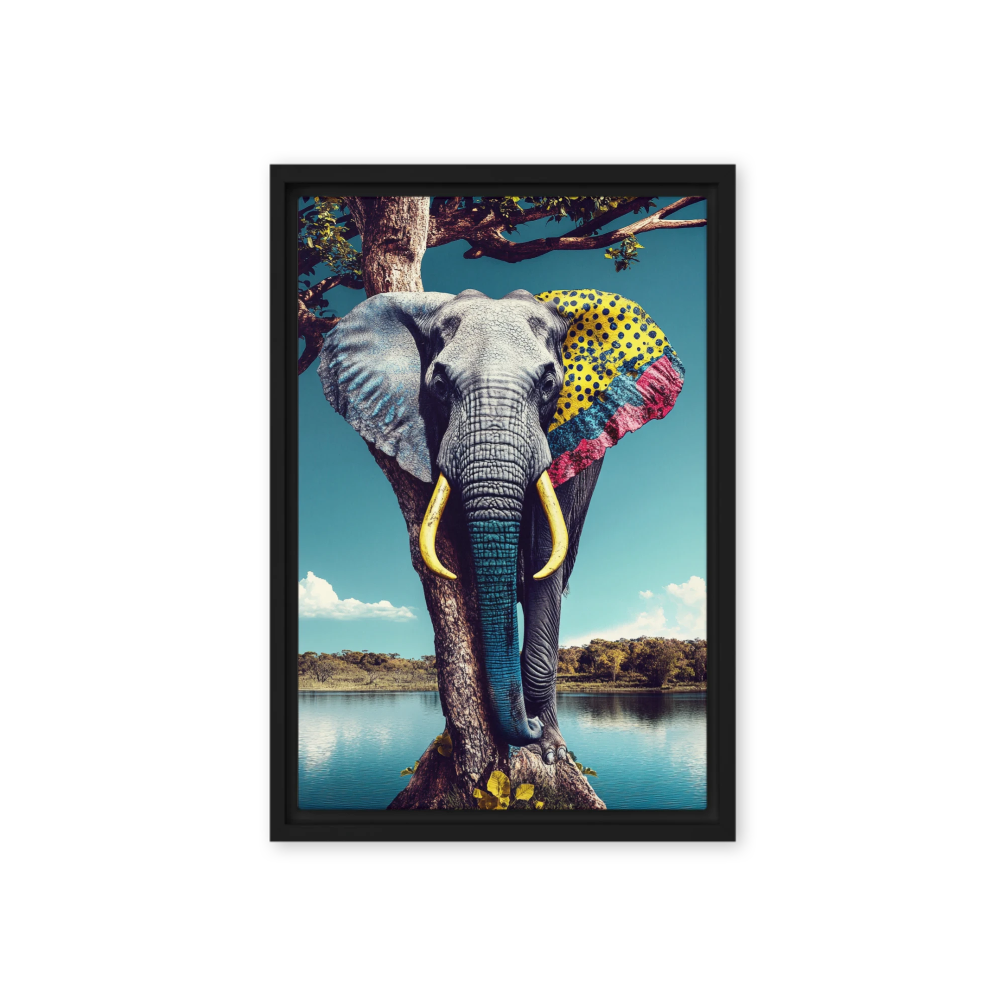 Elephant's Embrace | Art Print