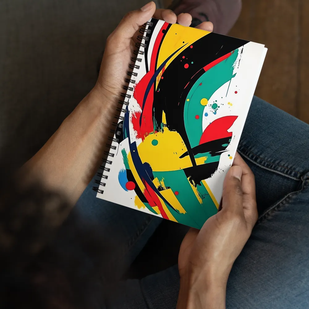 Dynamic Abstract Flux 
 Spiral Notebook | 140 pages