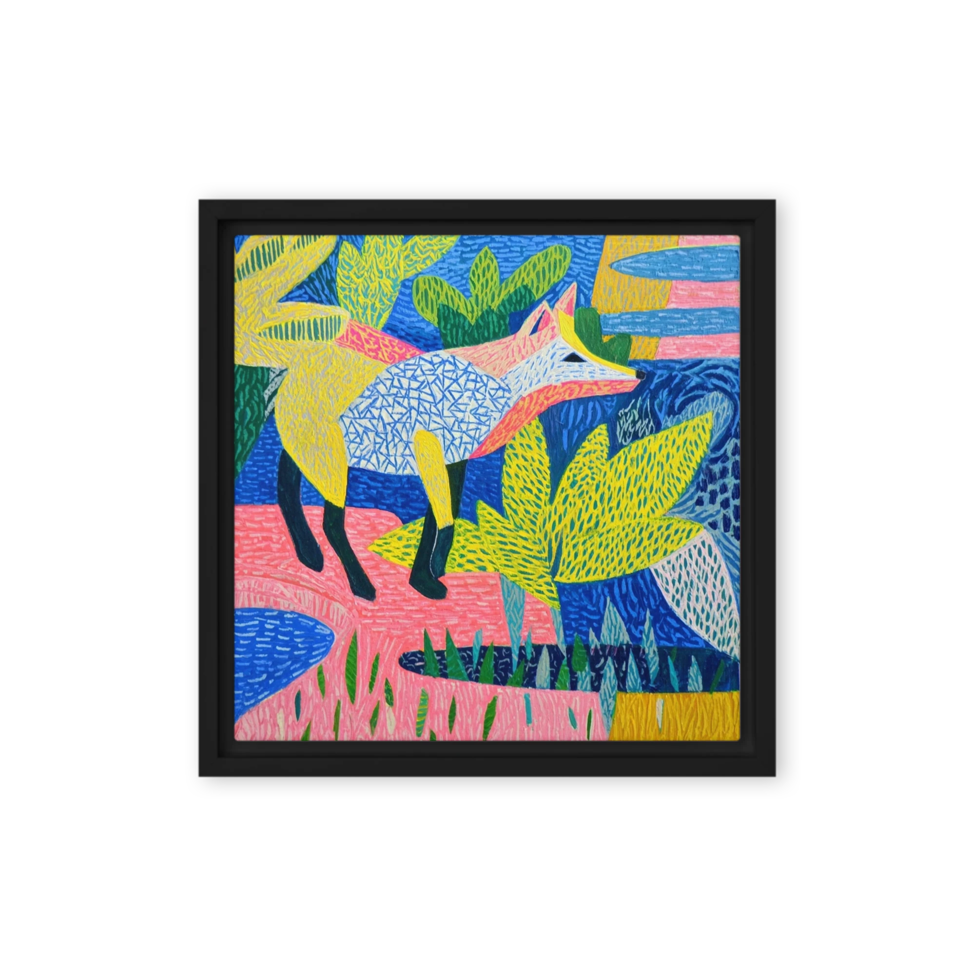 The Patterned Fox | Art Print