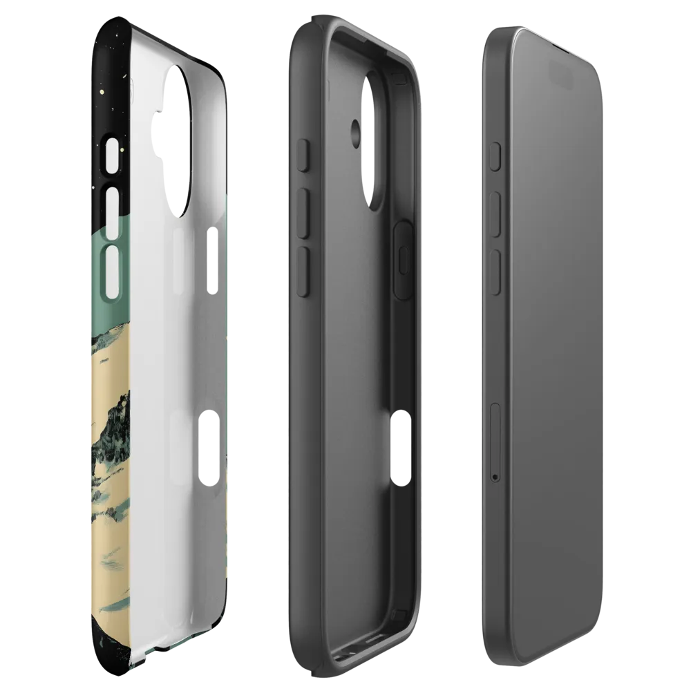 Retro Sci-Fi Space Scene | Phone Case