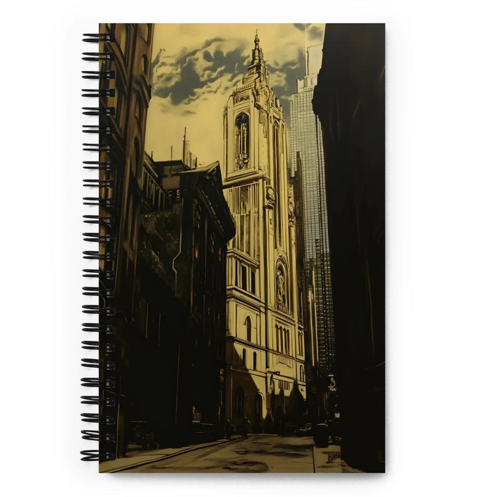 City's Golden Echo 
 Spiral Notebook | 140 pages