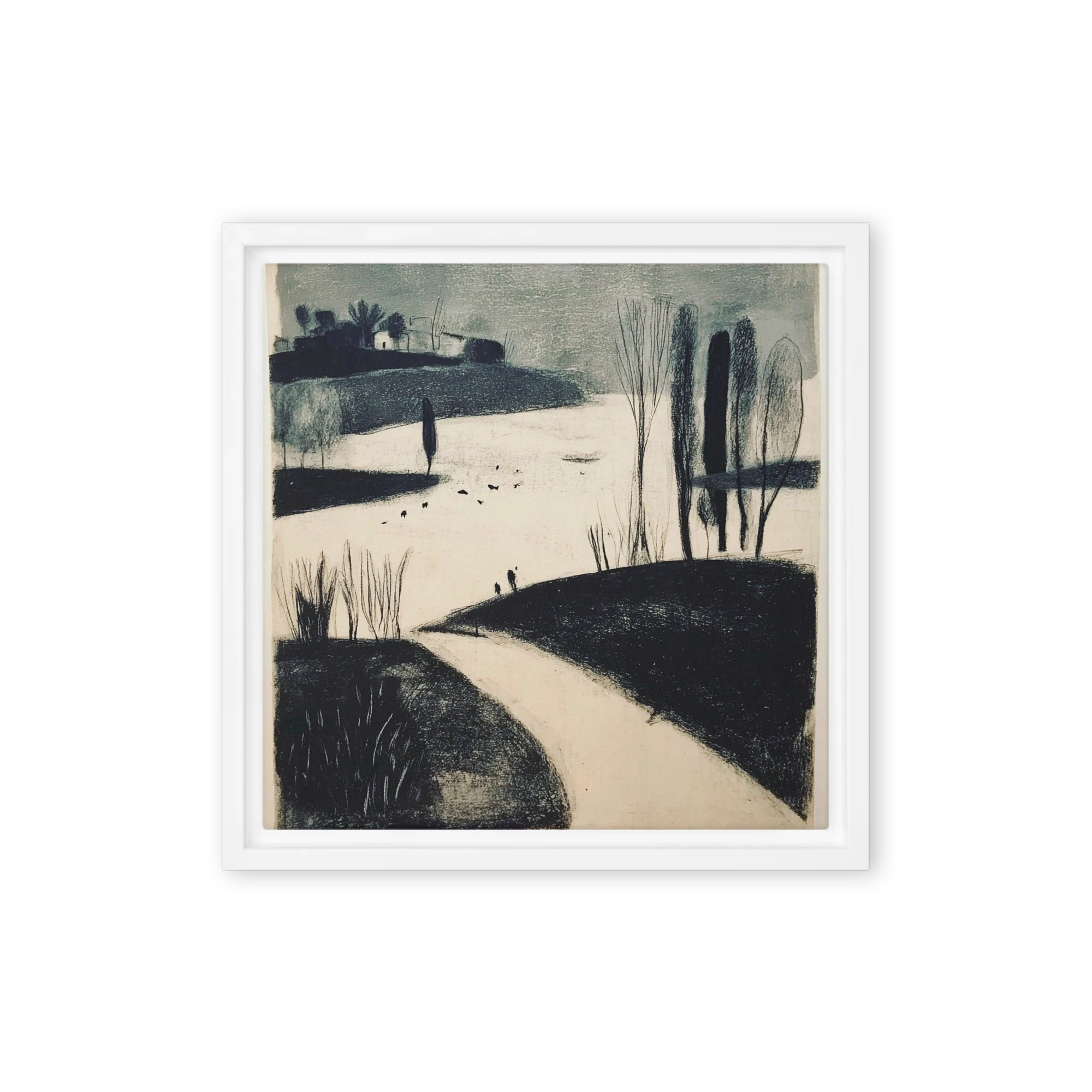 Riverbank Path | Art Print