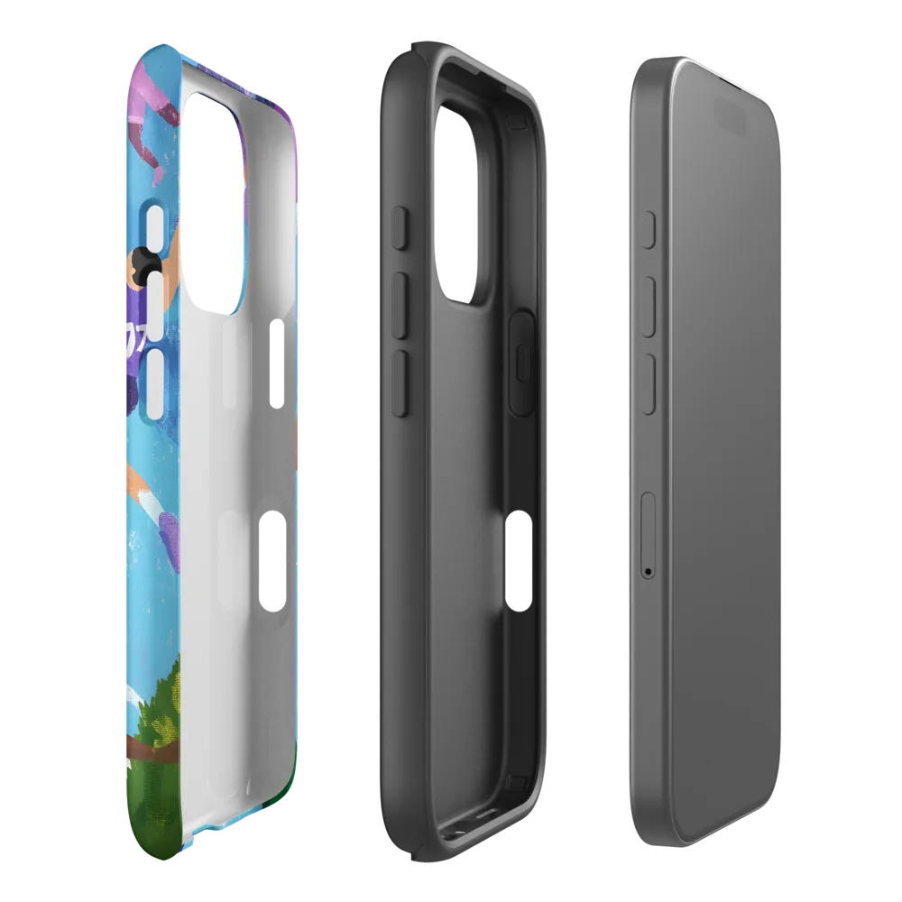 Dynamic Basketball Scene | Phone Case
