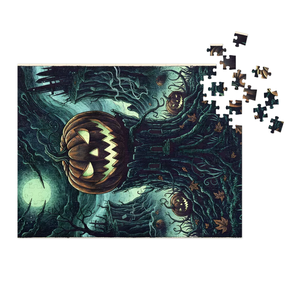 Moonlit Jack-o'-Lantern | Jigsaw Puzzles
