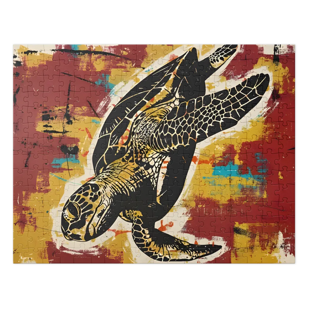 Sea Turtle Screenprint | Jigsaw Puzzles