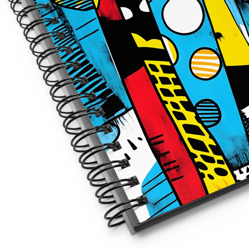 Dynamic Pop Abstraction 
 Spiral Notebook | 140 pages