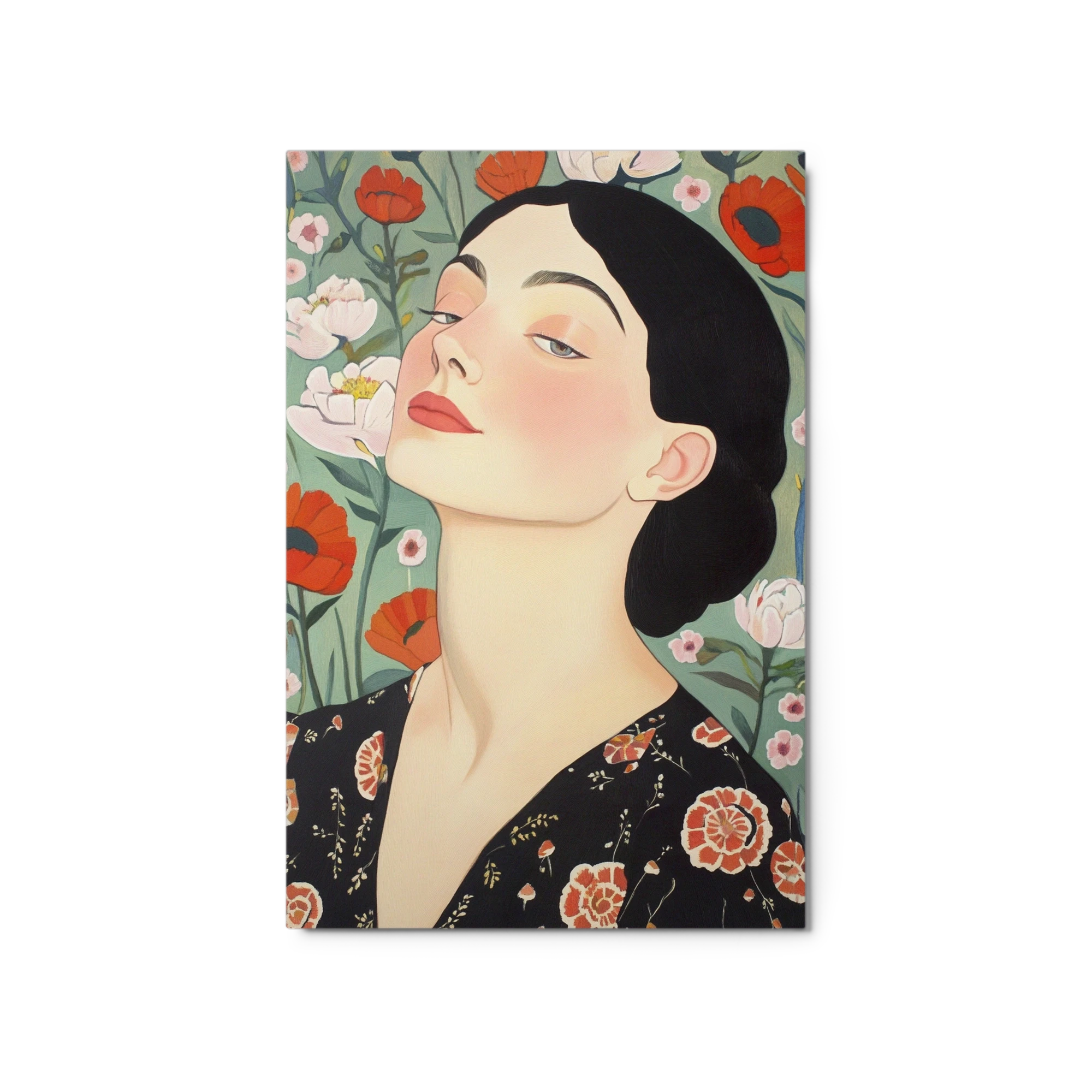 Modern Floral Portrait