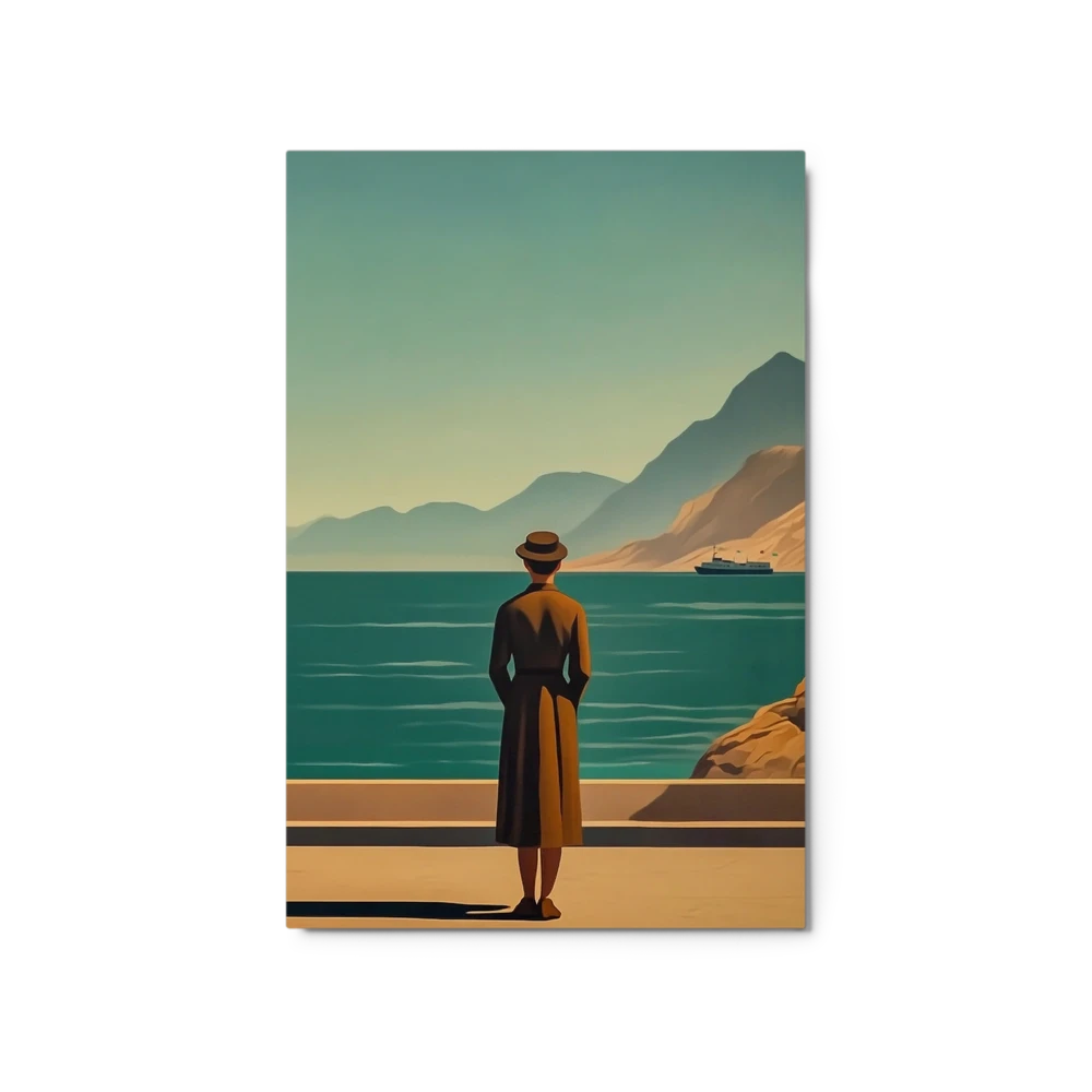 Contemplation by the Sea | Art Print