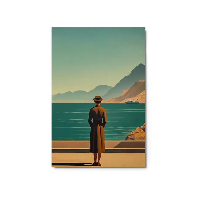 Contemplation by the Sea | Art Print