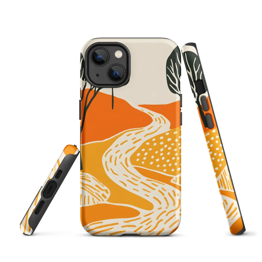 Orange Hills Pathway | Phone Case