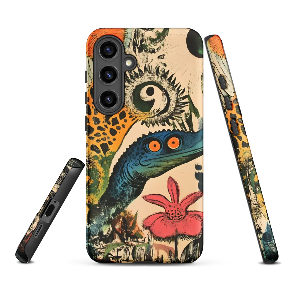 Surreal Dinosaur Screen Print | Phone Case