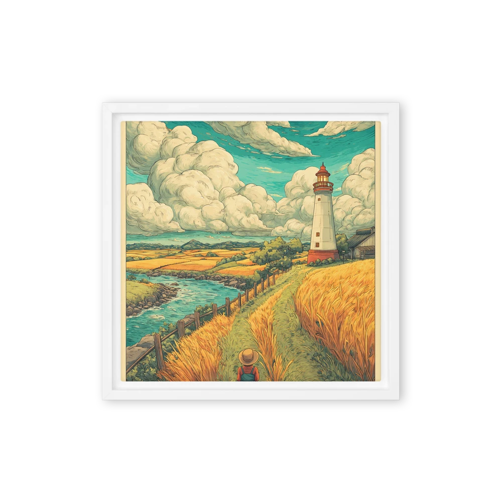 Coastal Path to the Lighthouse | Art Print