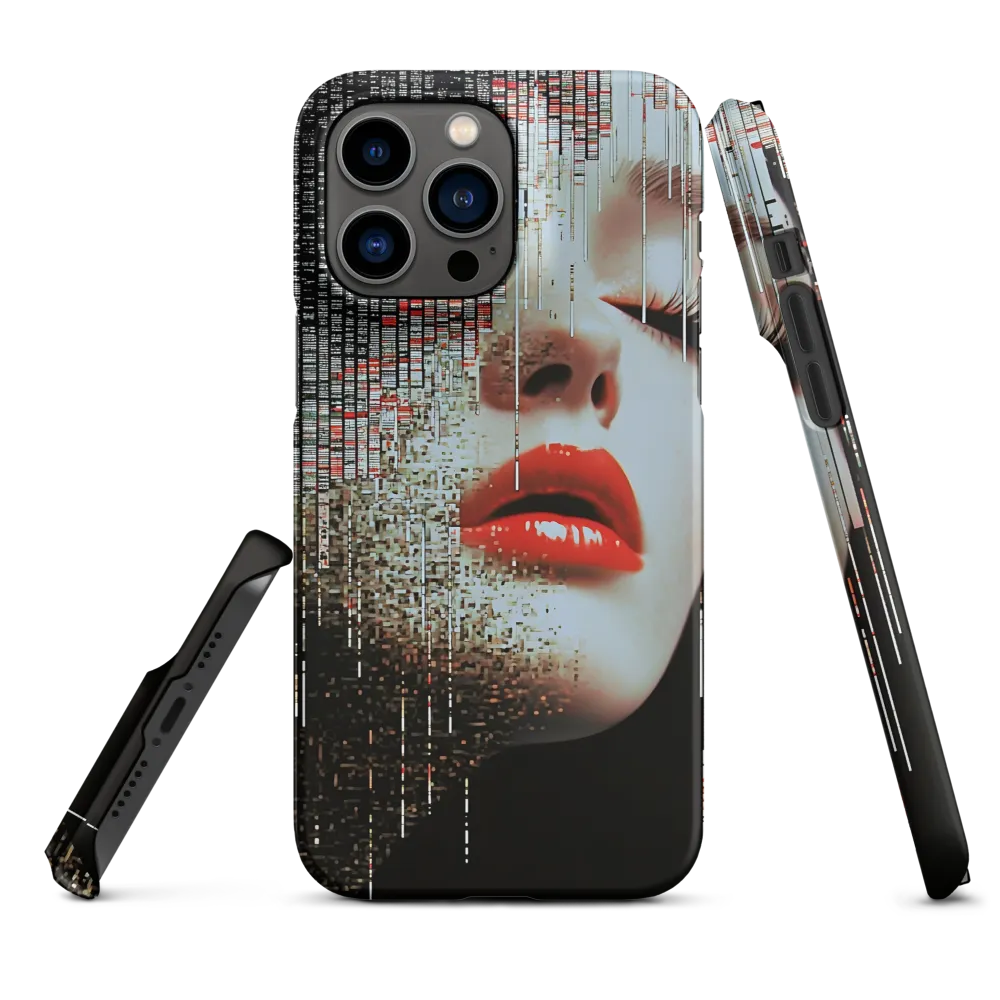 Abstract Digital Portrait of a Woman | Phone Case