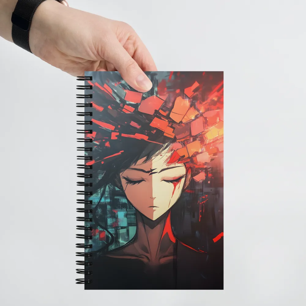 Shattered Serenity 
 Spiral Notebook | 140 pages