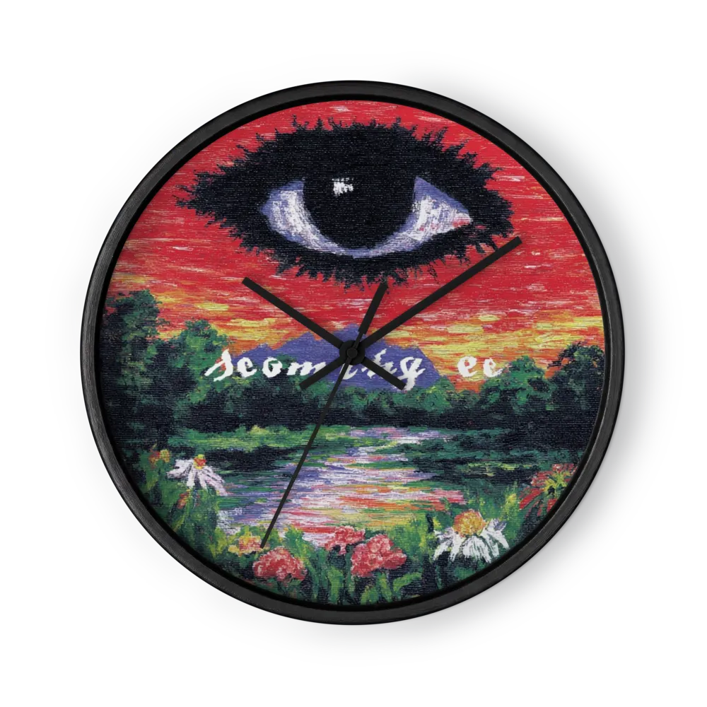 The Celestial Eye Over the Lake