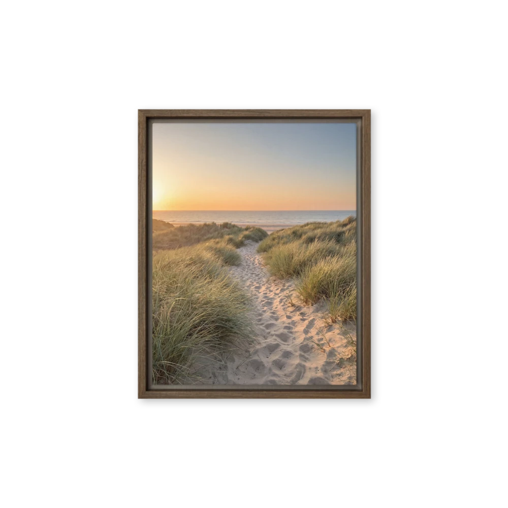 Golden Hour Coastal Path | Art Print