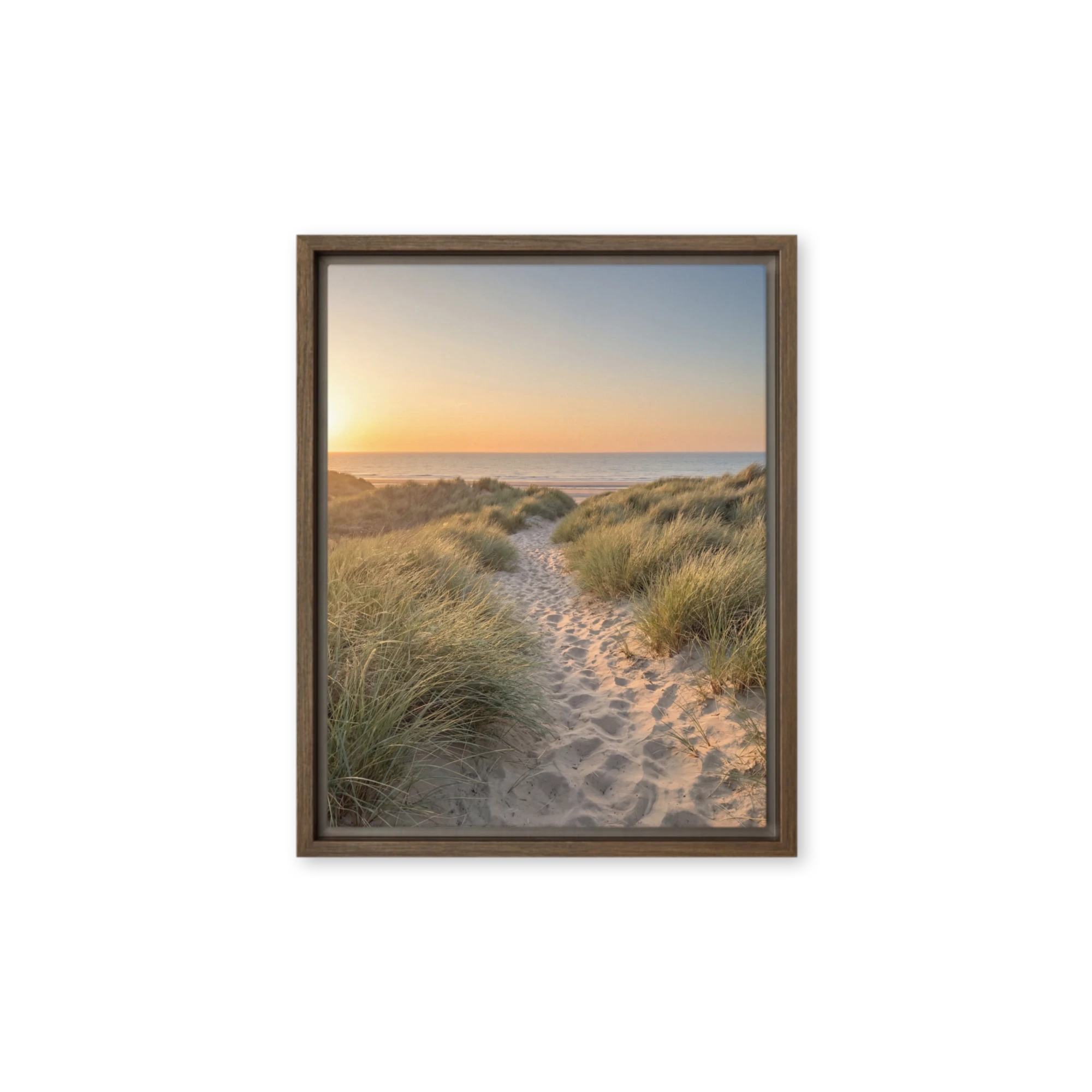 Golden Hour Coastal Path | Art Print