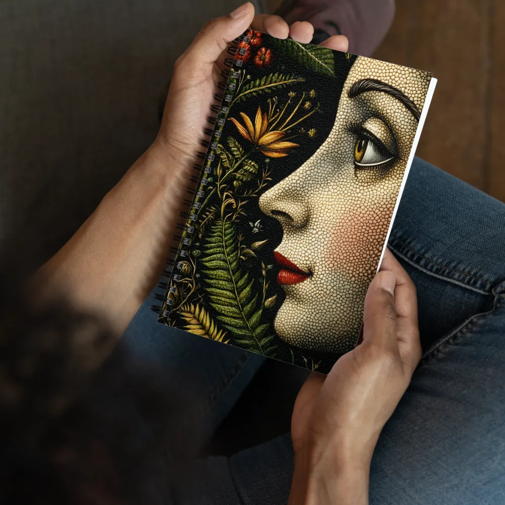 The Stippled Flora 
 Spiral Notebook | 140 pages