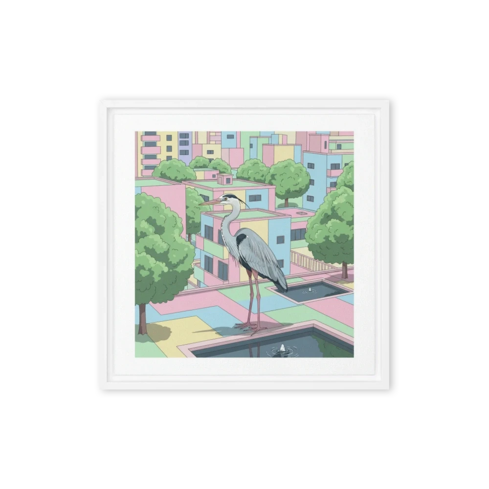 Pastel City Heron