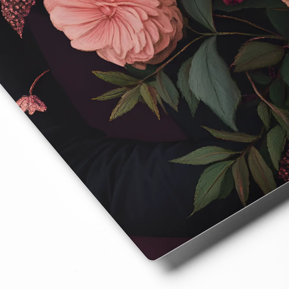 The Gilded Bouquet 
 Canvas | 16″x 16″