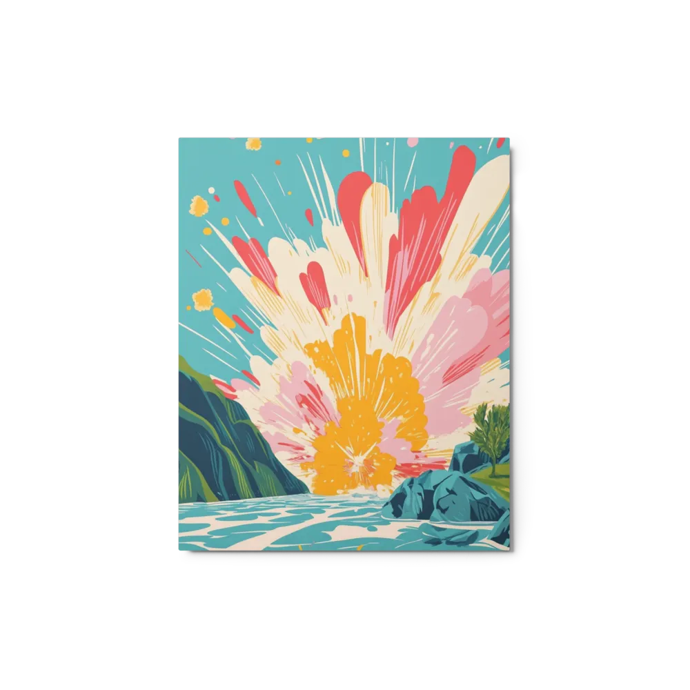 Cosmic Burst 
 Canvas with Black Frame