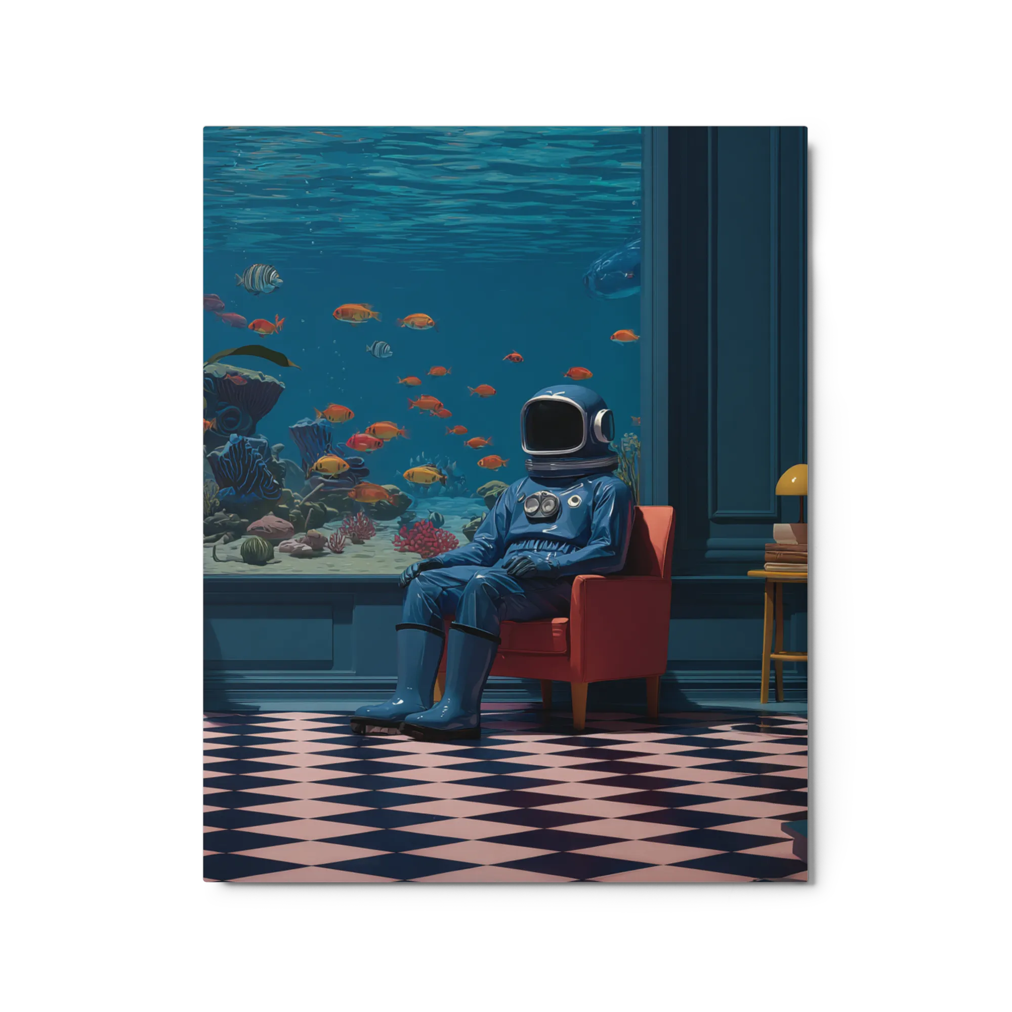 Astronaut's Deep Blue View
