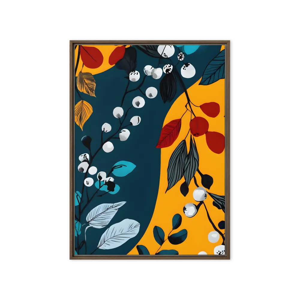 Autumn Canopy 
 Canvas with White Frame