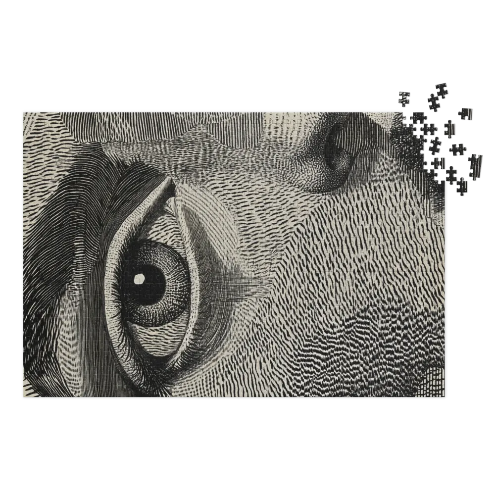 O Olhar Gravado 
 Puzzle em caixa de metal