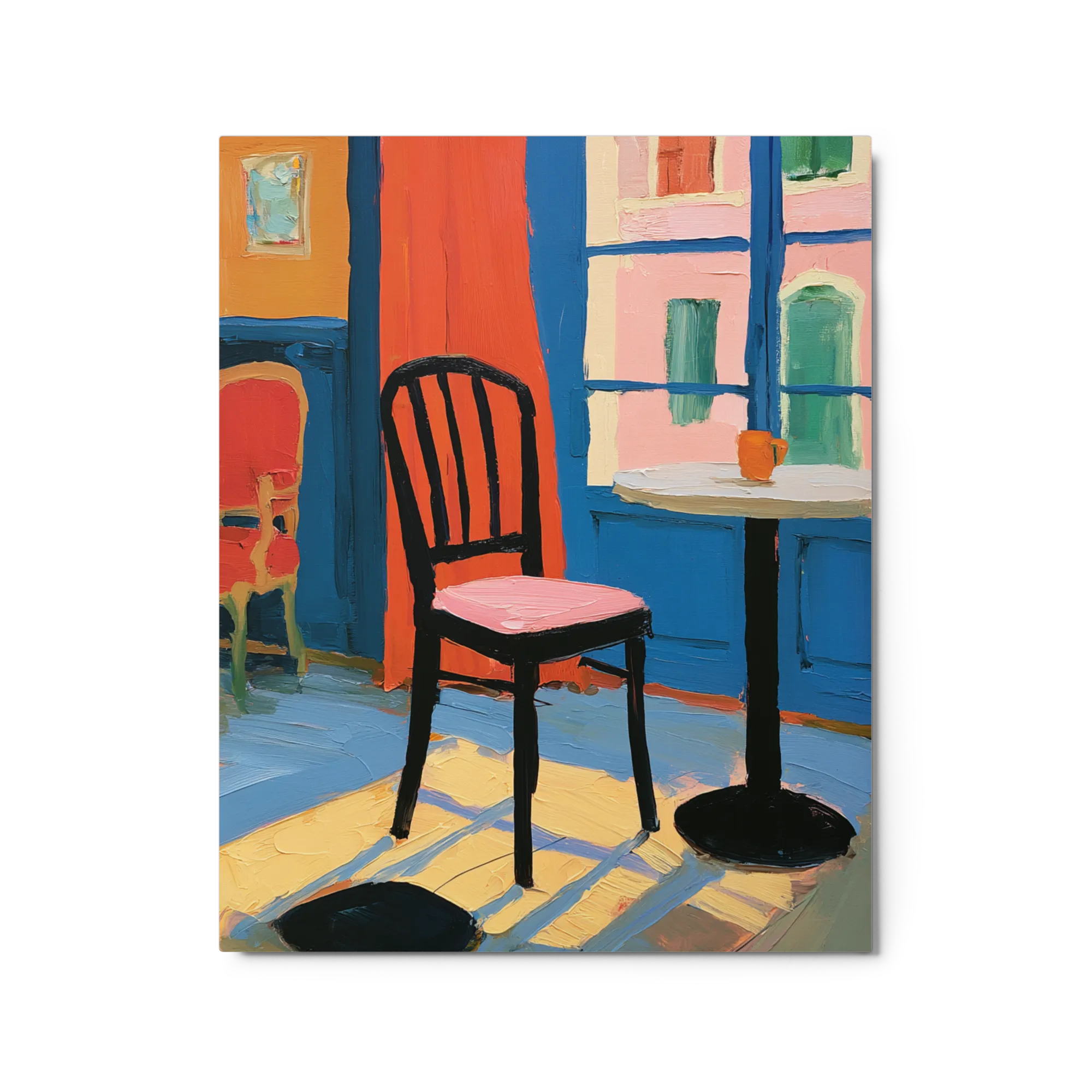 Sunlit Cafe Corner