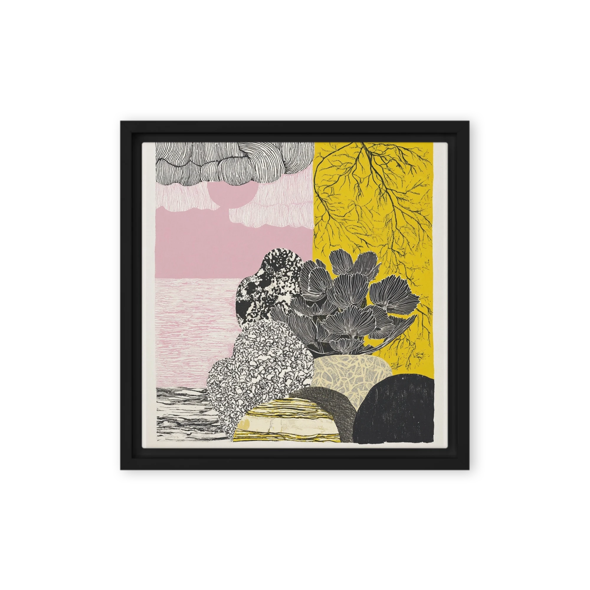 Coastal Flora and Stone | Art Print