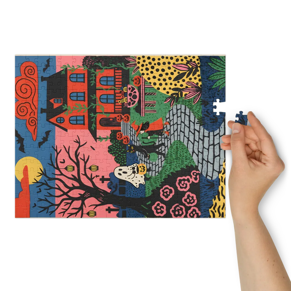Trick-or-Treat Procession | Jigsaw Puzzles