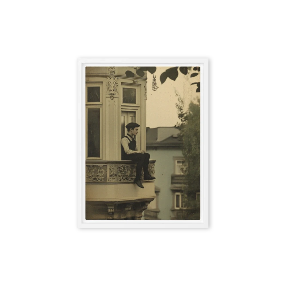 The Pensive Balcony | Art Print