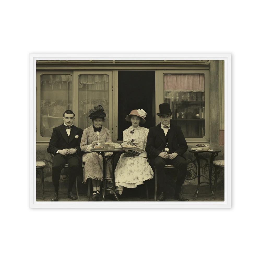 Afternoon at the Cafe | Art Print