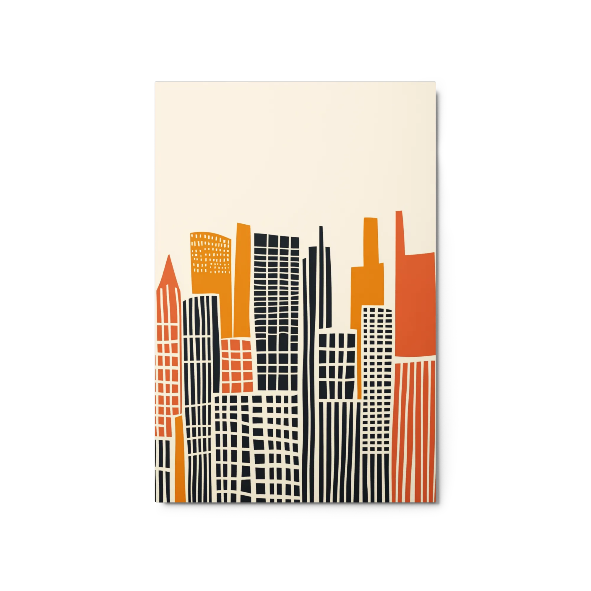 Ilustração Abstrata de Paisagem Urbana