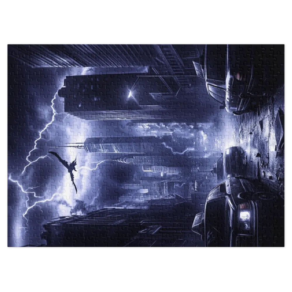 Dramatic Night Cityscape | Jigsaw Puzzle (252/520 pieces)