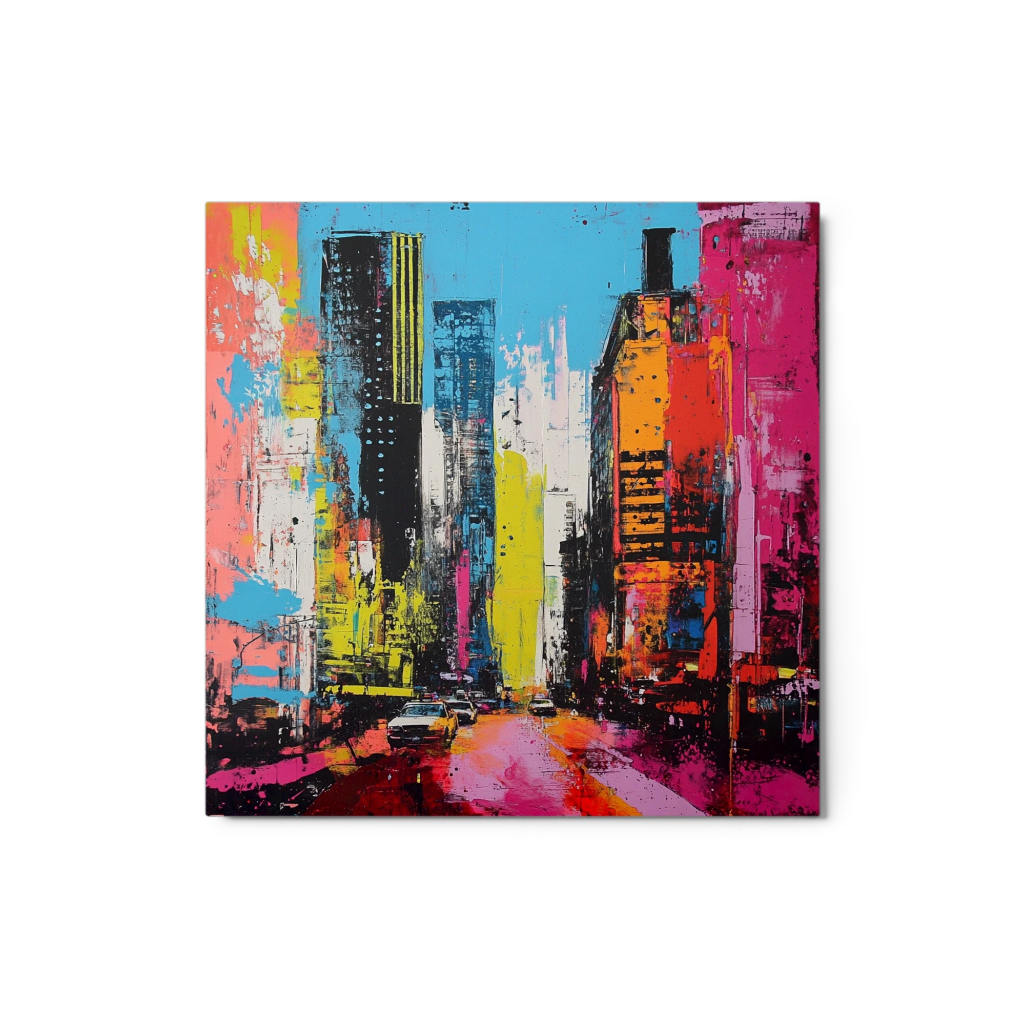 Vibrant Cityscape Urban Scene