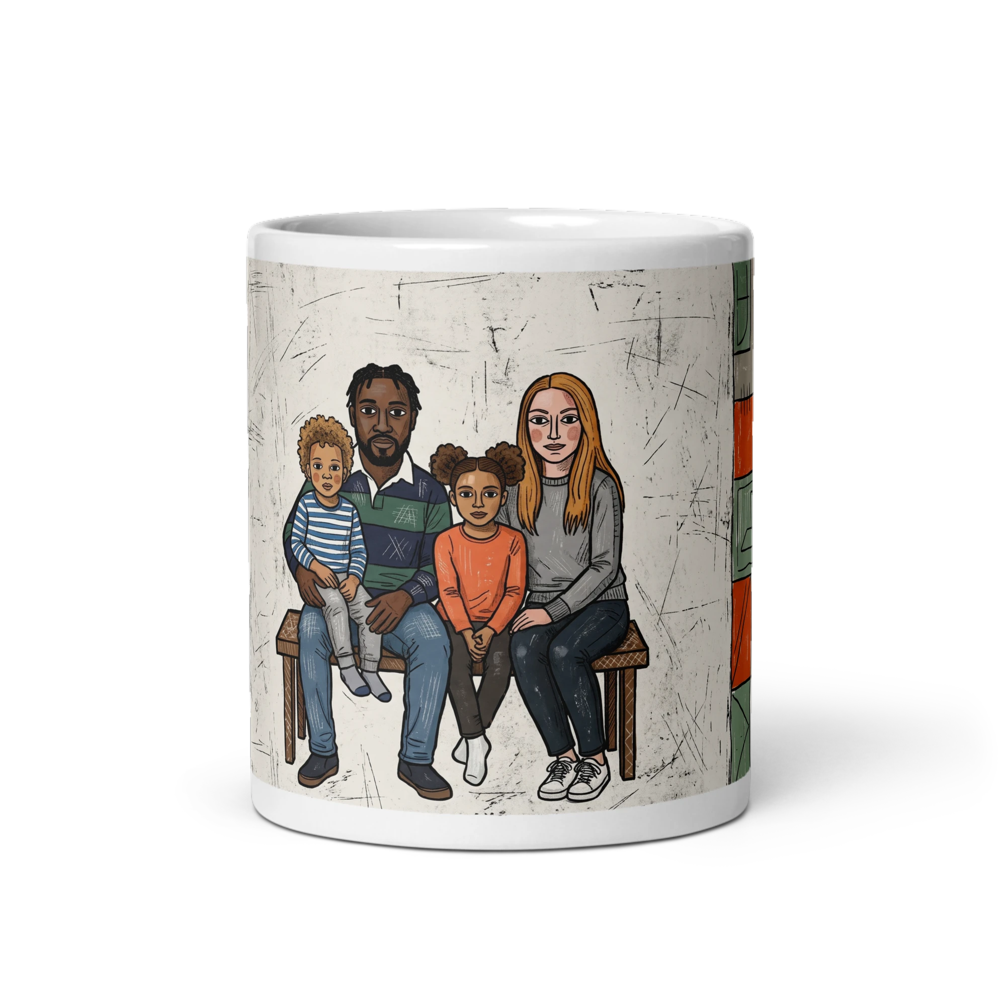 Family Portrait Mug — Totemic Expressionism