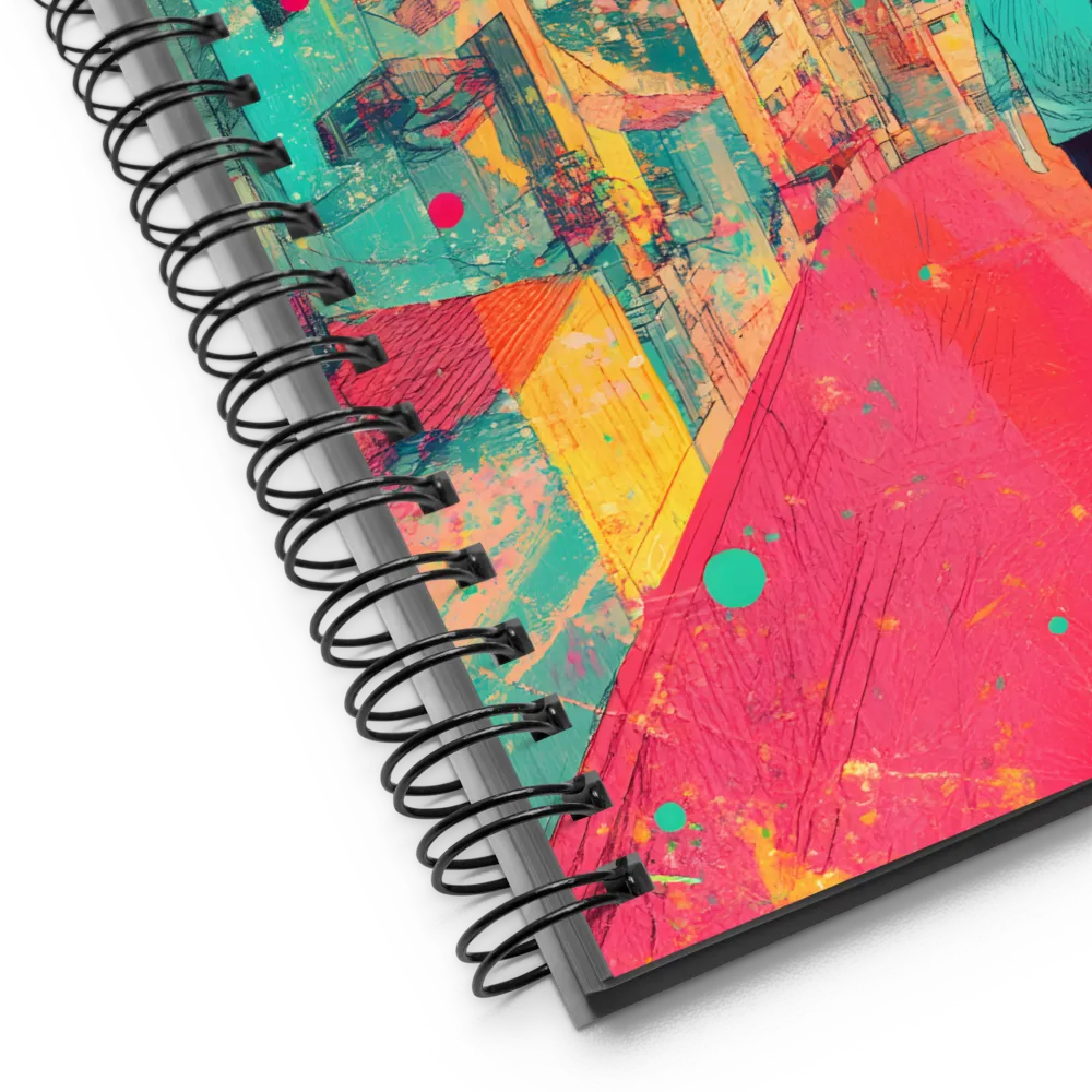 Colorful City Exploration 
 Spiral Notebook | 140 pages