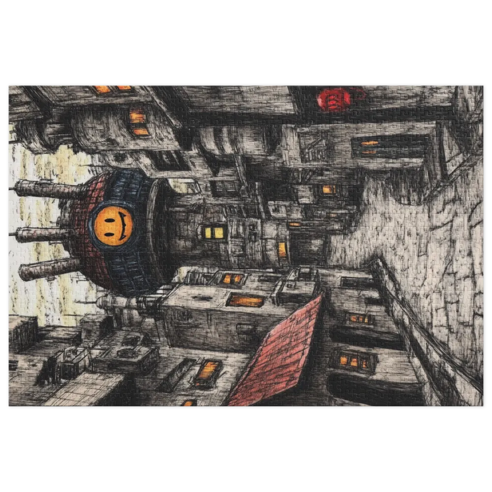 The Watcher's Alley 
 Jigsaw Puzzle in Tin Box