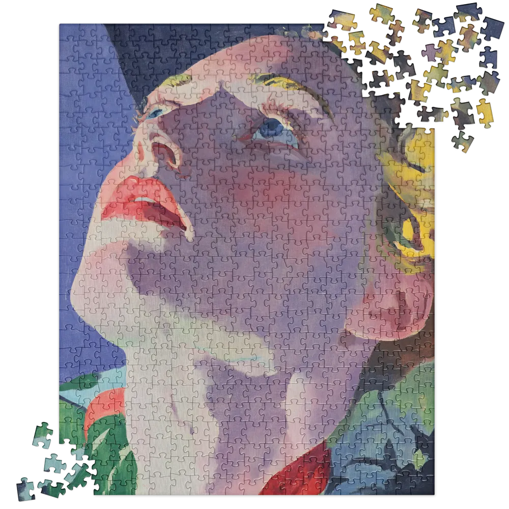 Upward Gaze Portrait 
 Jigsaw Puzzle