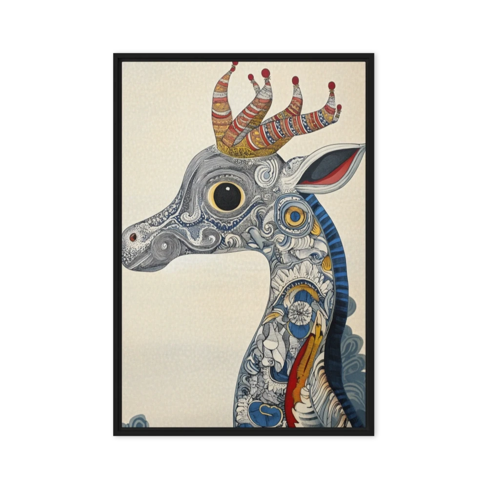 Surreal Giraffe Illustration