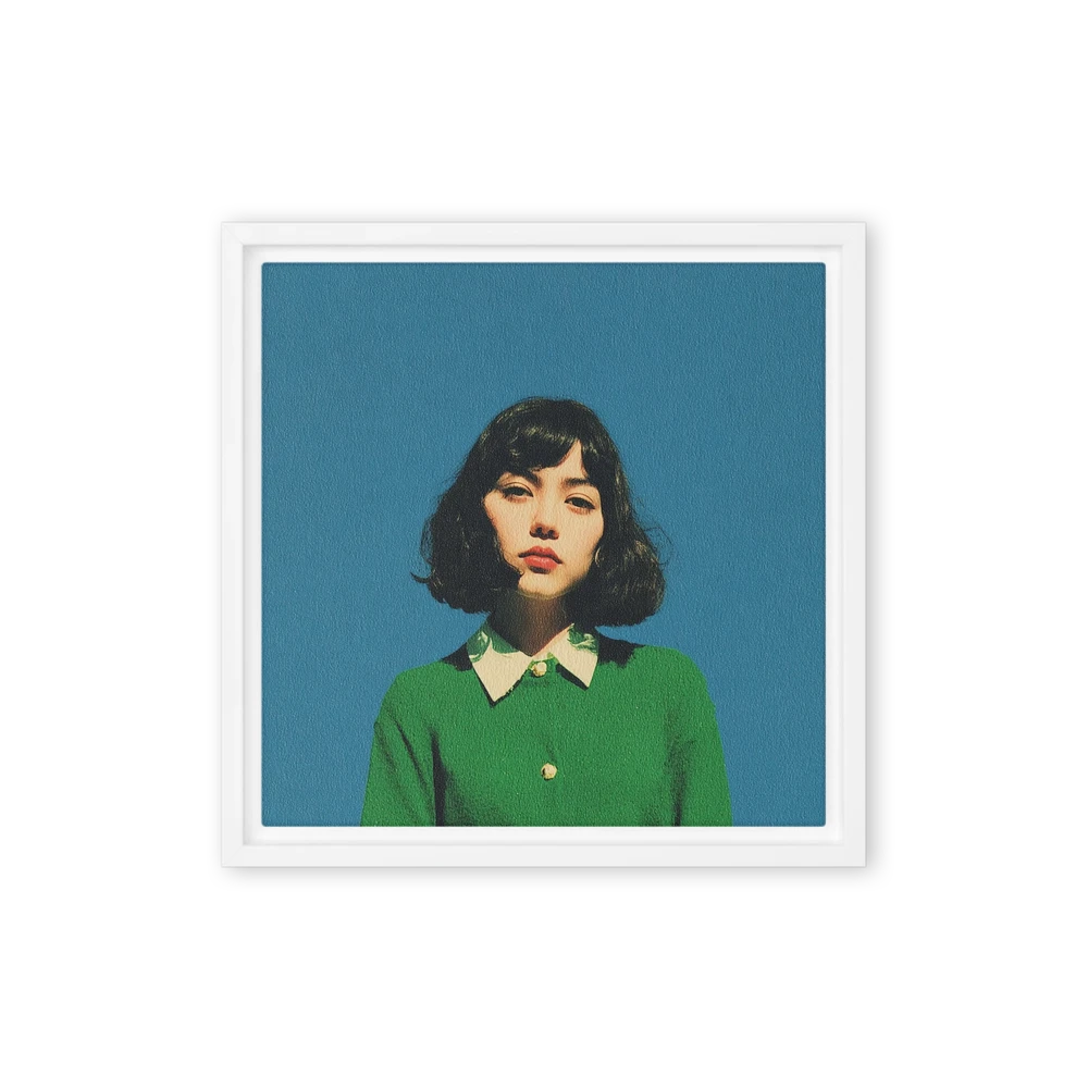 Woman in Green | Art Print