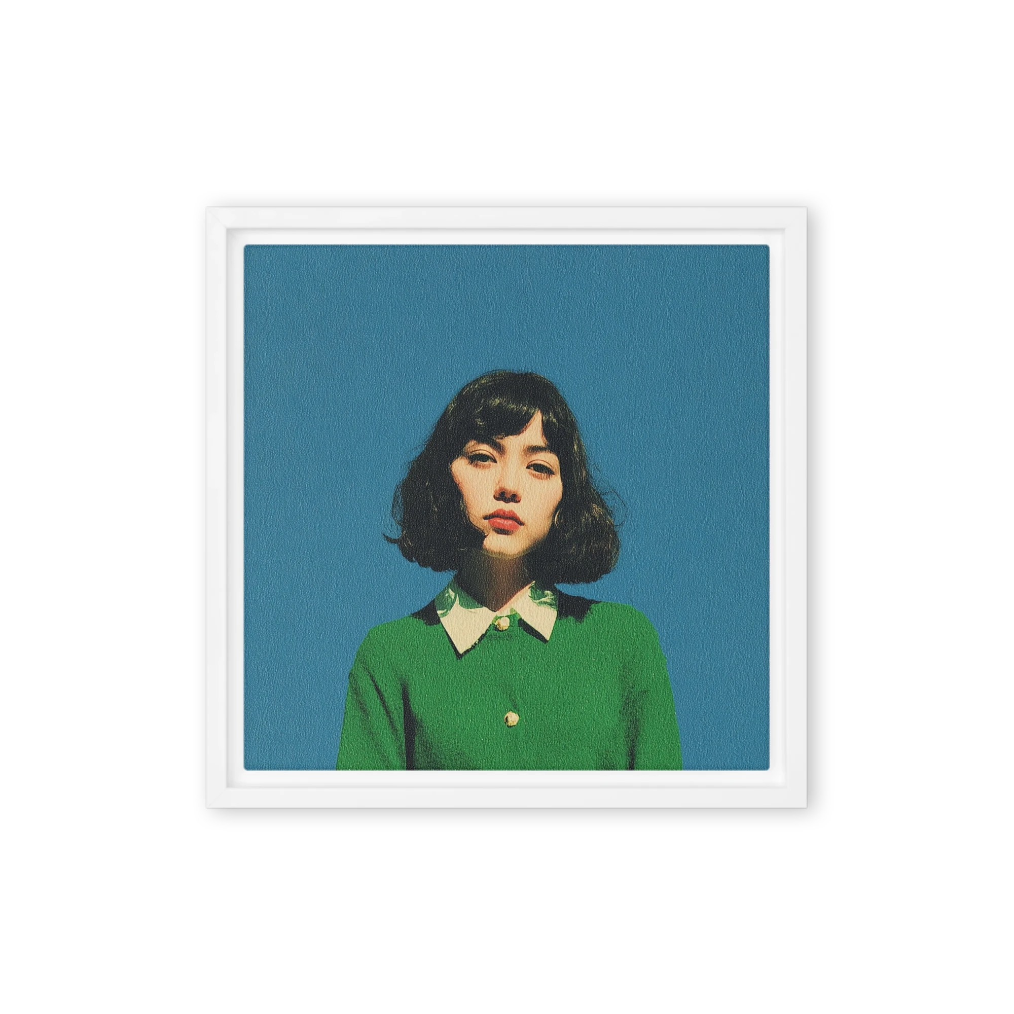 Woman in Green | Art Print