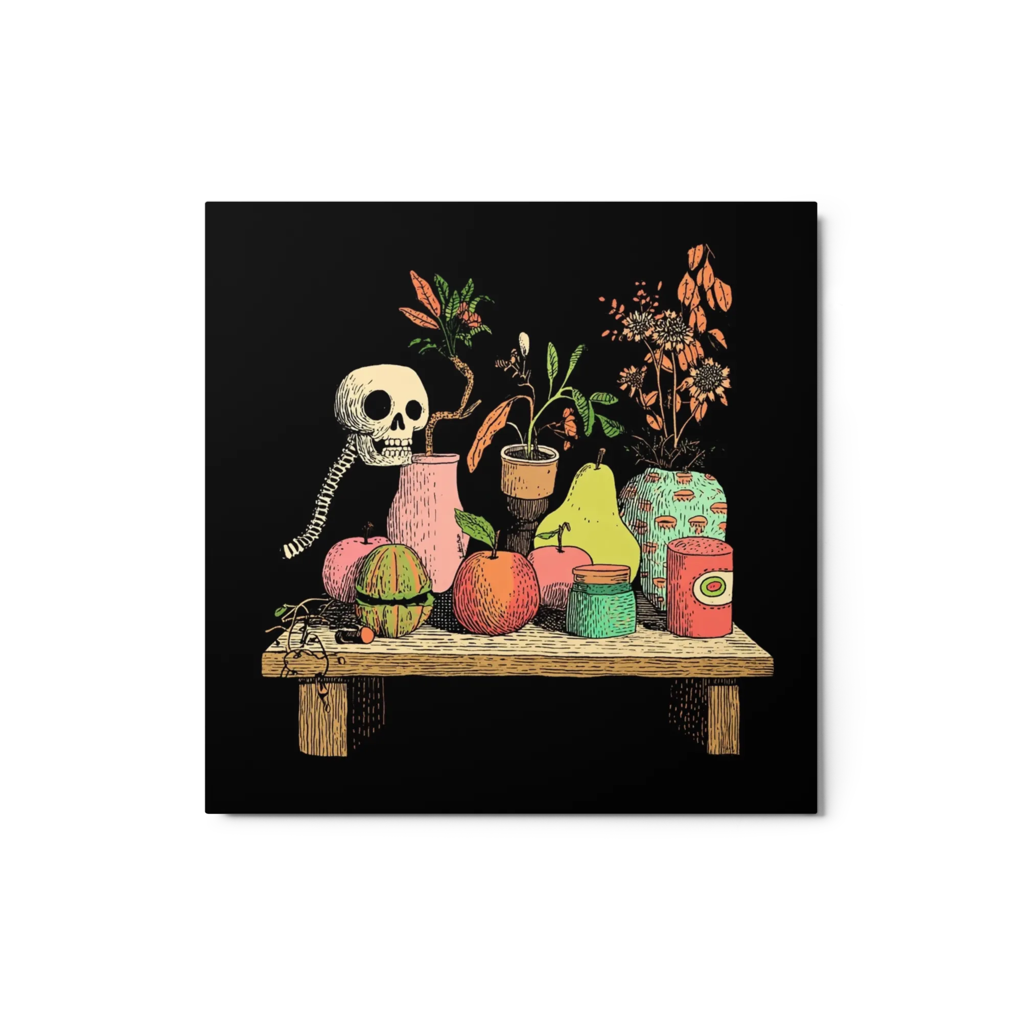 Vanitas Still Life with Skull