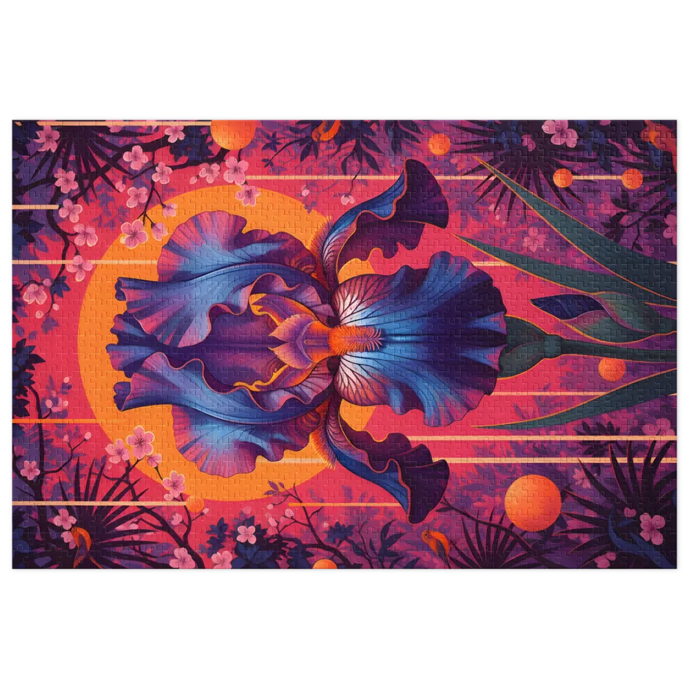 Sunlit Iris | Jigsaw Puzzles