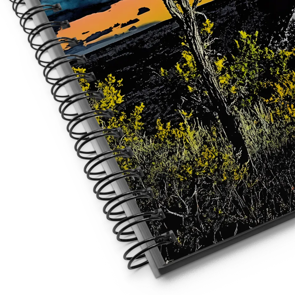 Neon Canyon Sunset 
 Spiral Notebook | 140 pages