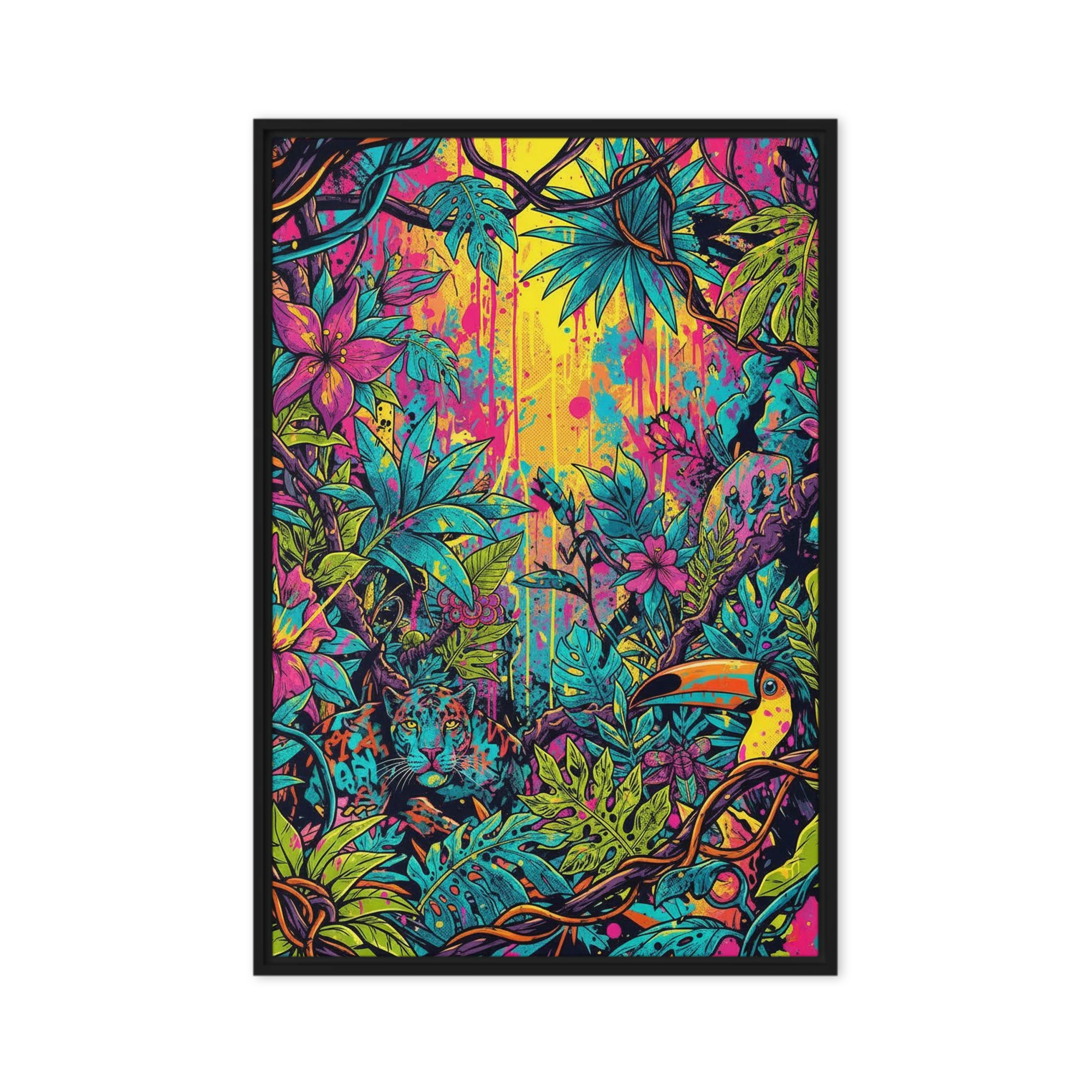 Psychedelic Jungle Sanctuary | Art Print